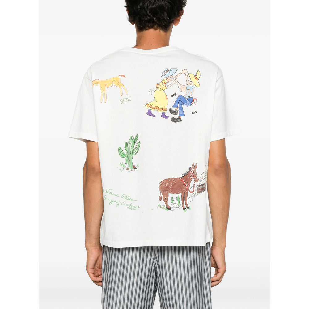 Bode Neutrals T-Shirts & Vests - T-Shirts Men BODE