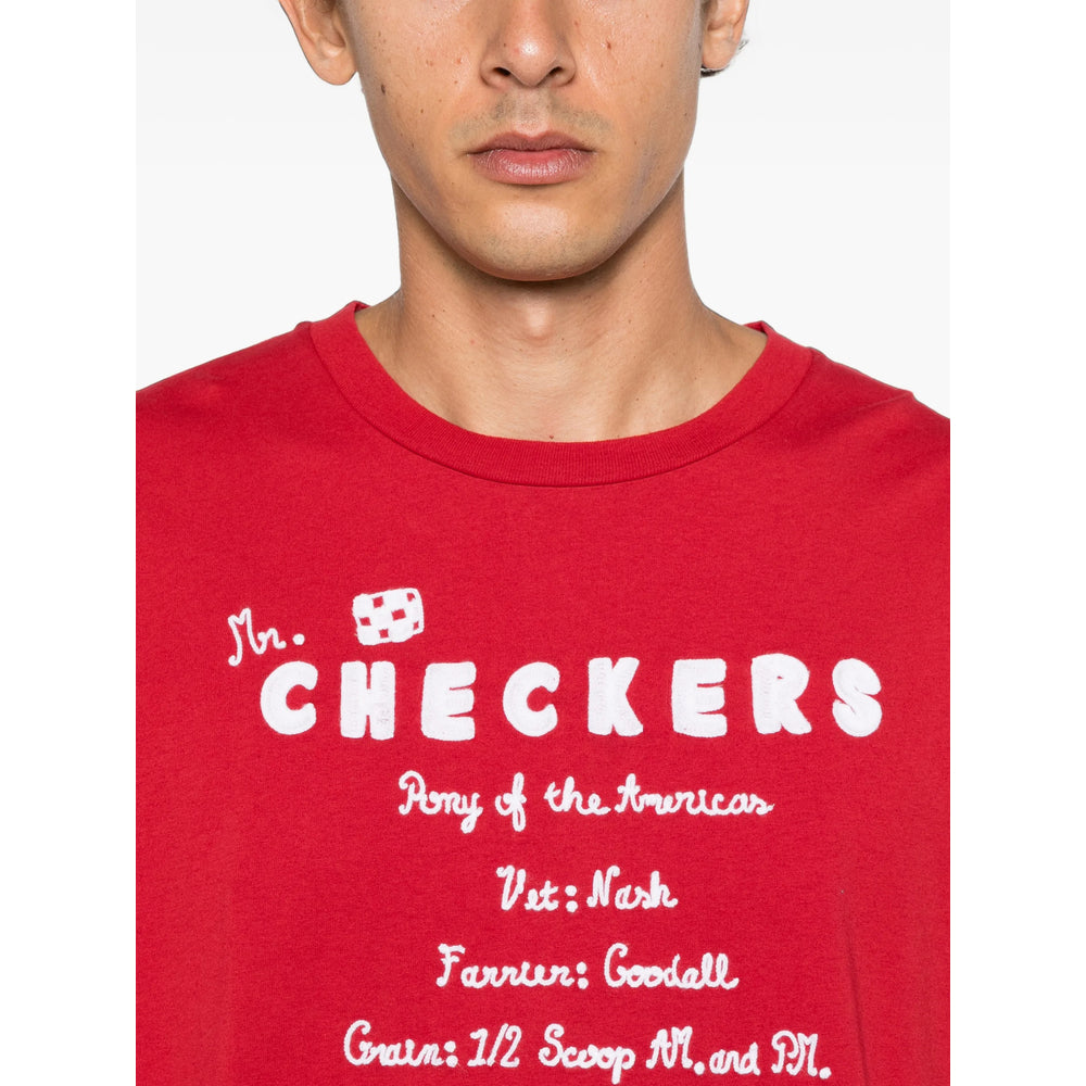 Bode Red T-Shirts & Vests - T-Shirts Men BODE