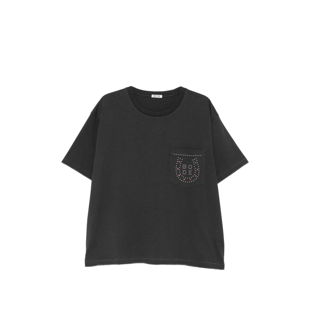 Bode Black T-Shirts & Vests - T-Shirts Men BODE