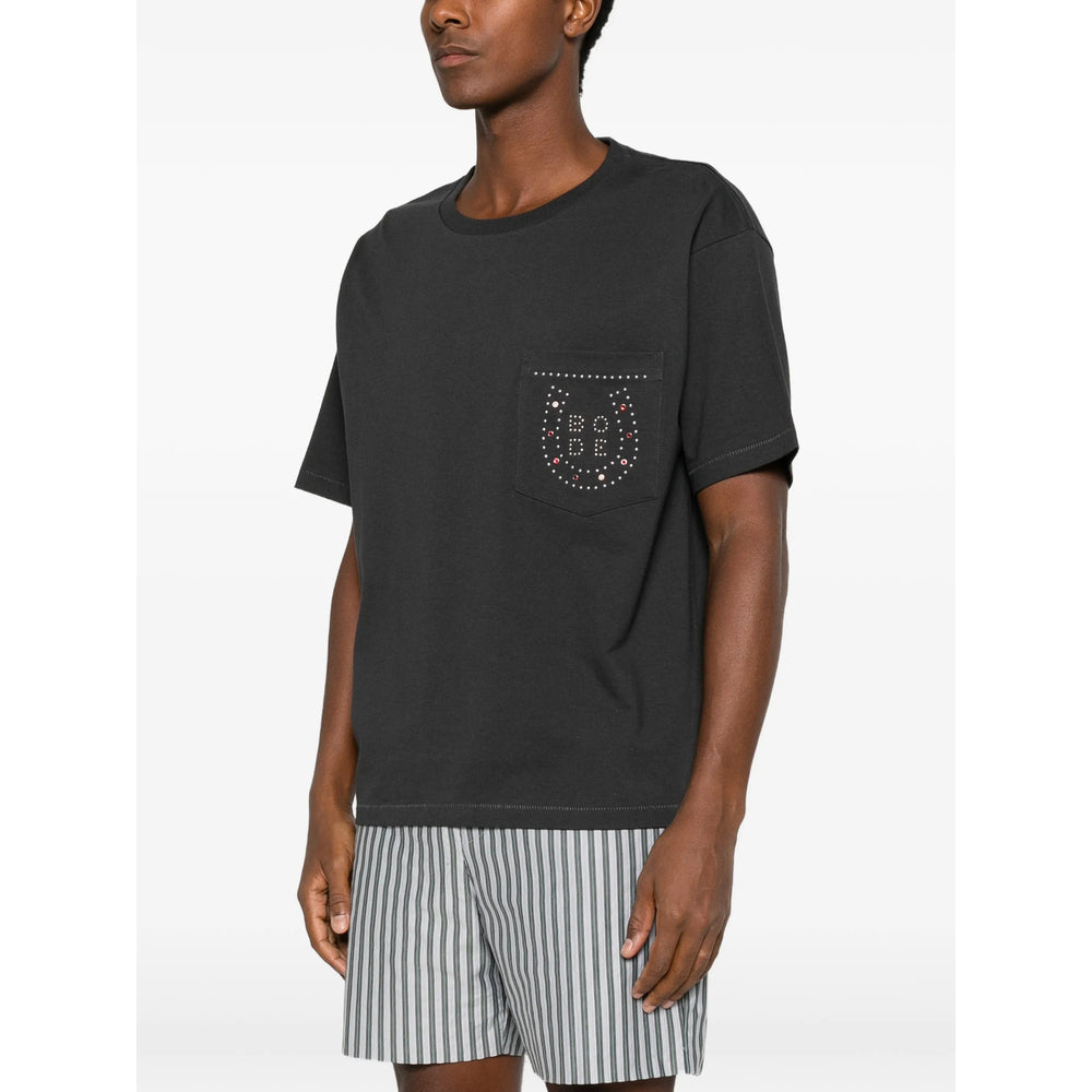 Bode Black T-Shirts & Vests - T-Shirts Men BODE