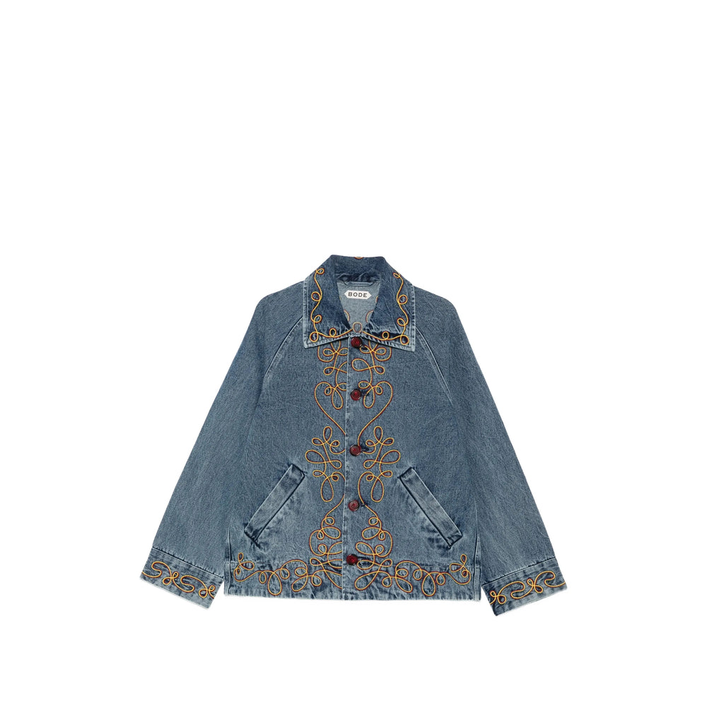 Bode Blue Jackets - Denim Jackets Men BODE