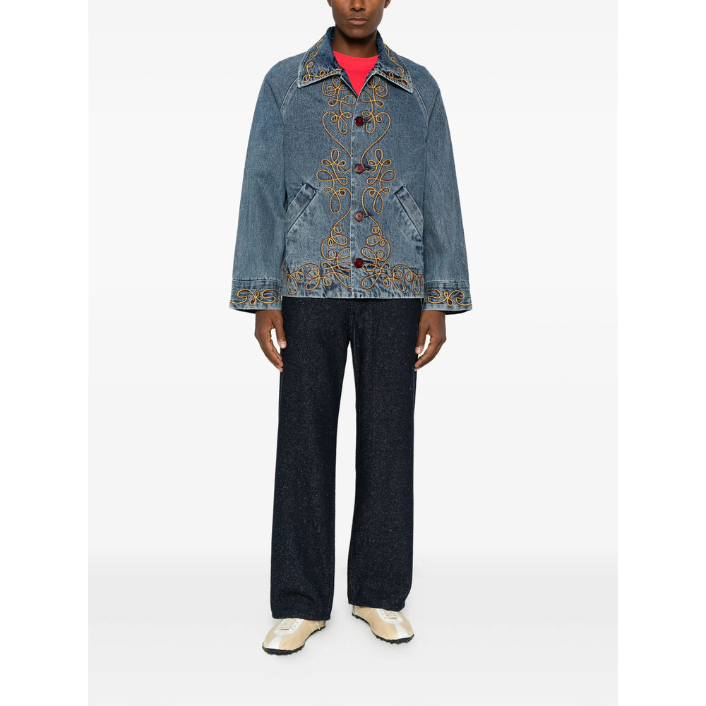 Bode Blue Jackets - Denim Jackets Men BODE
