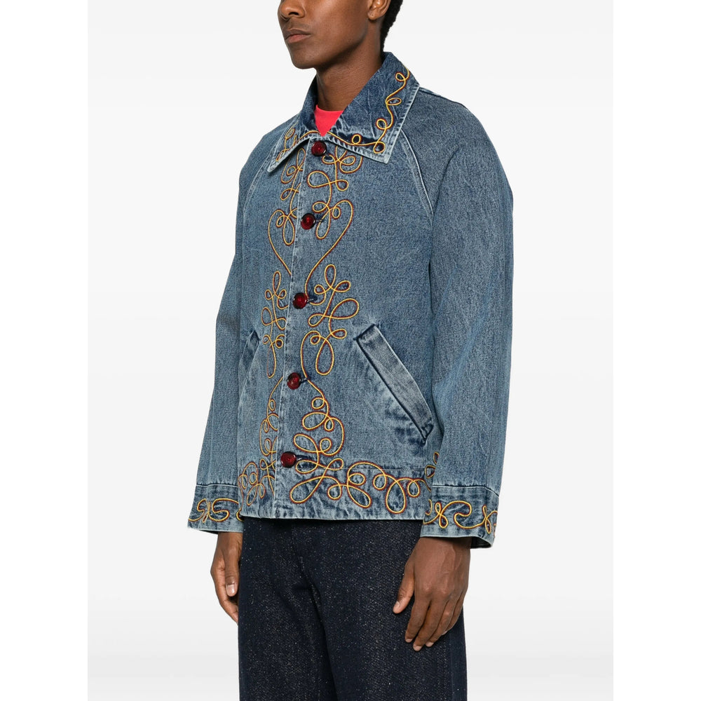 Bode Blue Jackets - Denim Jackets Men BODE