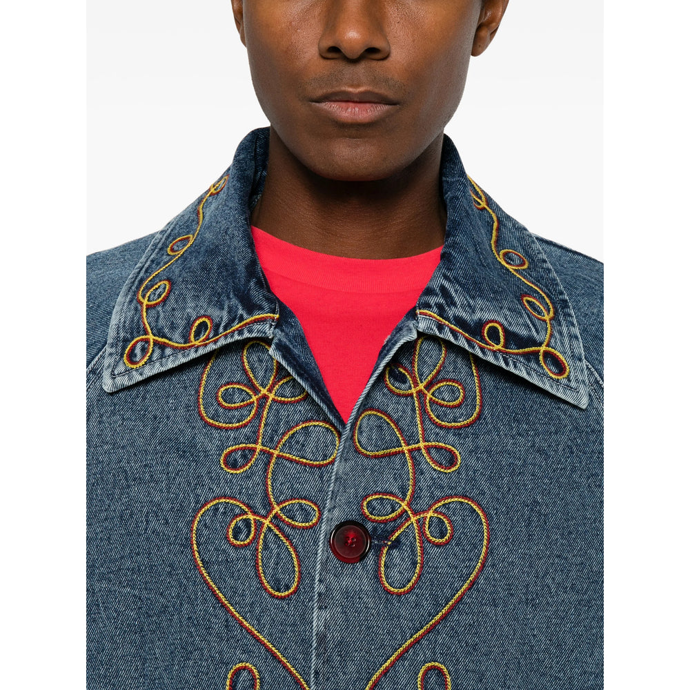 Bode Blue Jackets - Denim Jackets Men BODE