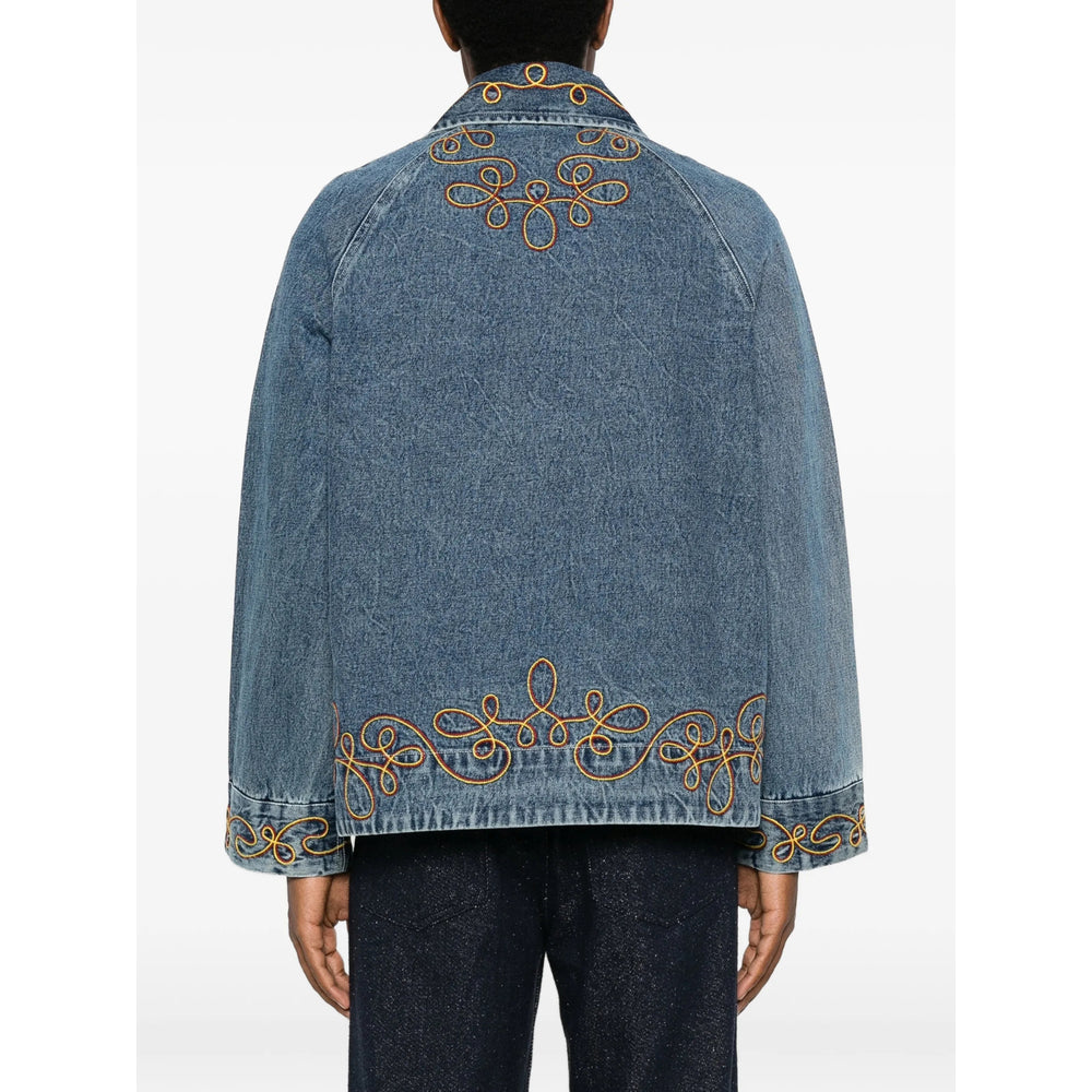 Bode Blue Jackets - Denim Jackets Men BODE