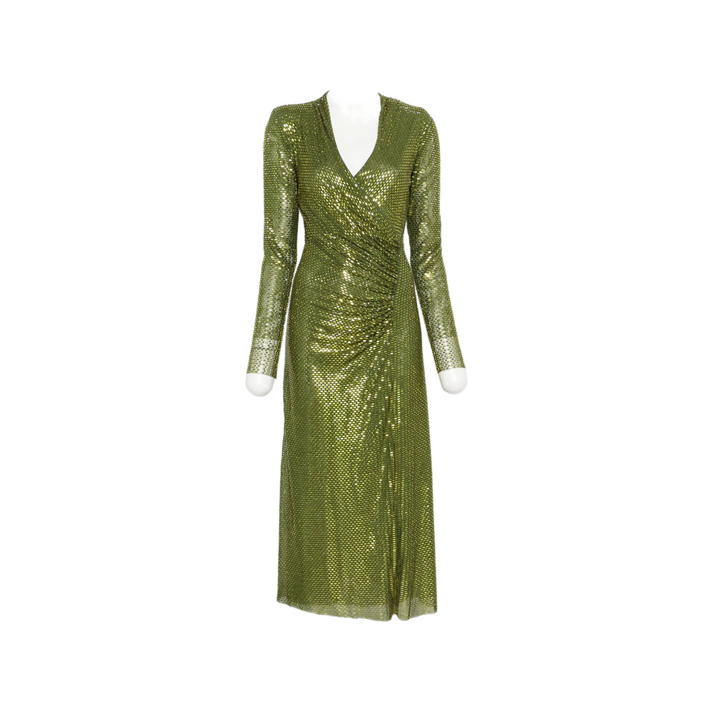 Self-Portrait Green Dresses Women SELF-PORTRAIT