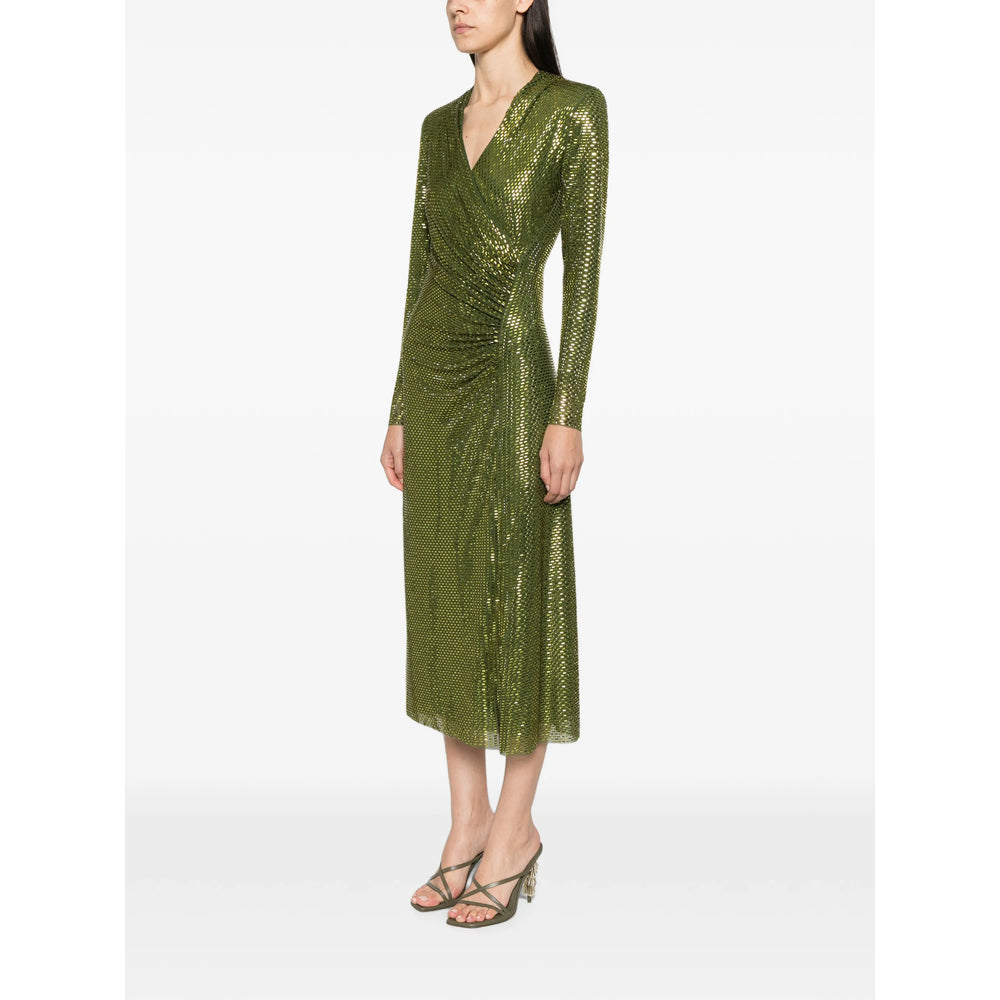 Self-Portrait Green Dresses Women SELF-PORTRAIT
