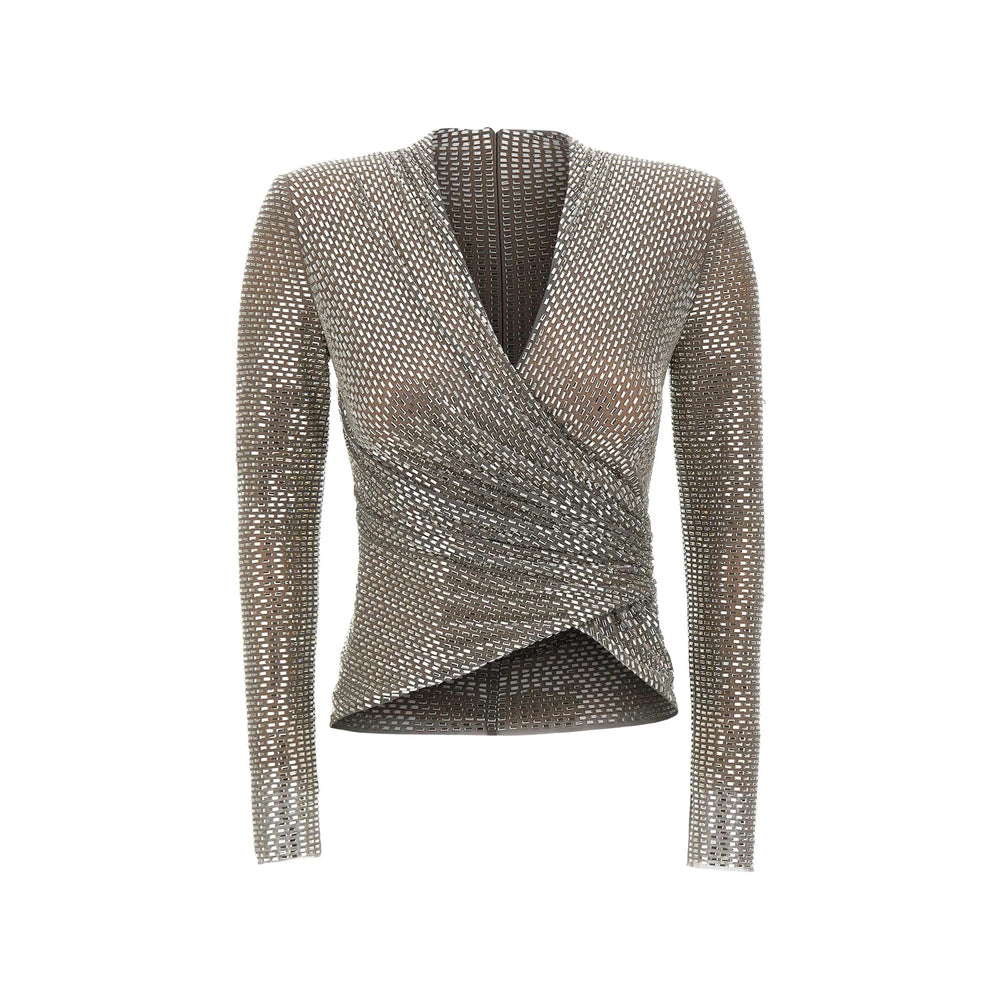 Self-Portrait Silver Tops - Blouses Women SELF-PORTRAIT