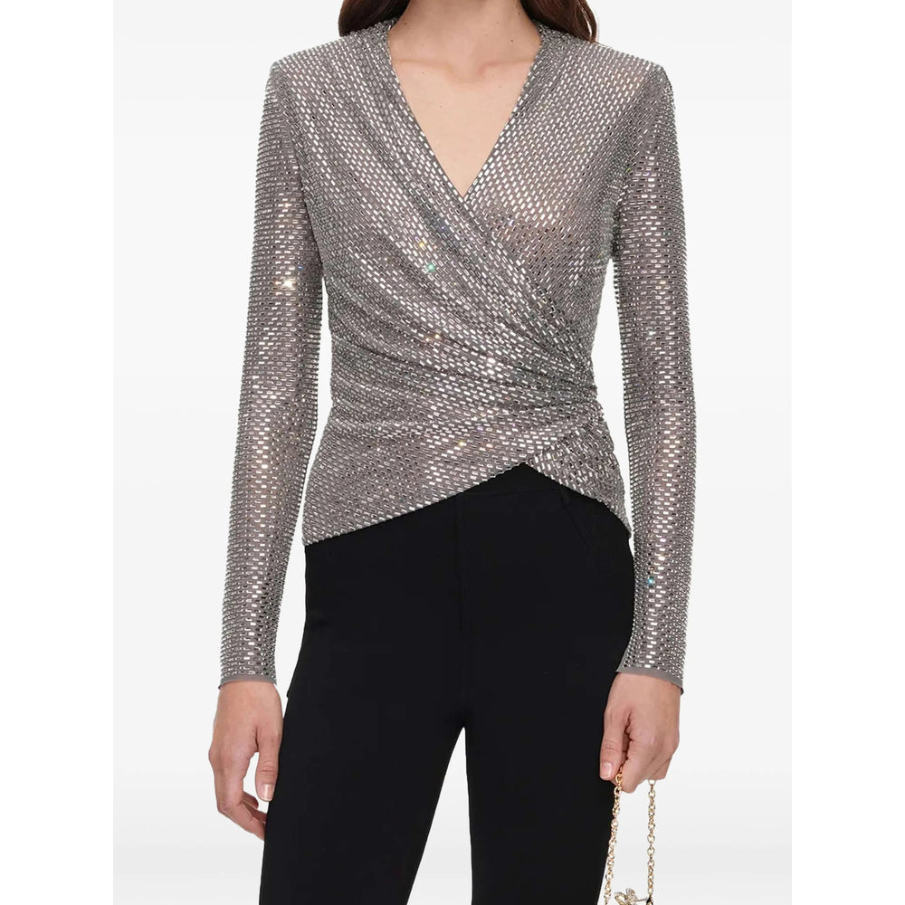 Self-Portrait Silver Tops - Blouses Women SELF-PORTRAIT