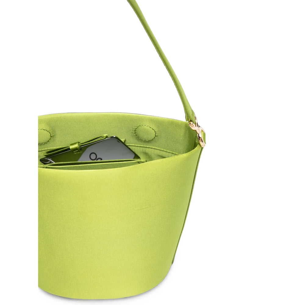 Self-Portrait Green Bucket Bags Women SELF-PORTRAIT