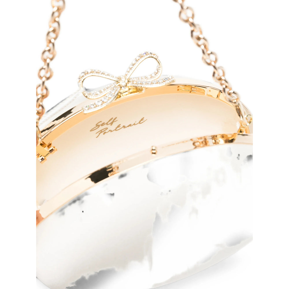 Self-Portrait Neutrals Clutch Bags Women SELF-PORTRAIT