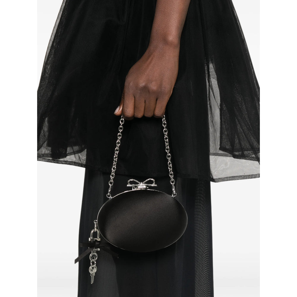 Self-Portrait Black Clutch Bags Women SELF-PORTRAIT