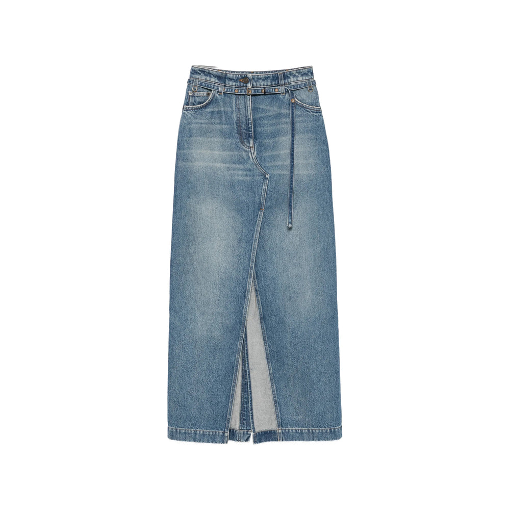 Dries Van Noten Blue Skirts Women DRIES VAN NOTEN