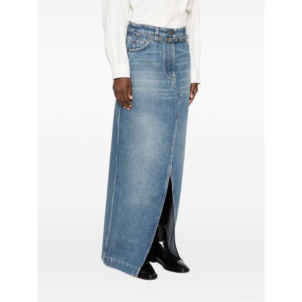 Dries Van Noten Blue Skirts Women DRIES VAN NOTEN