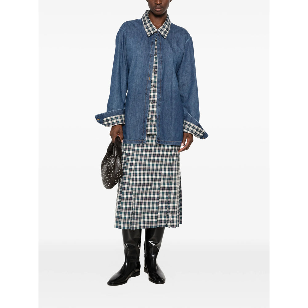 Dries Van Noten Green Skirts Women DRIES VAN NOTEN