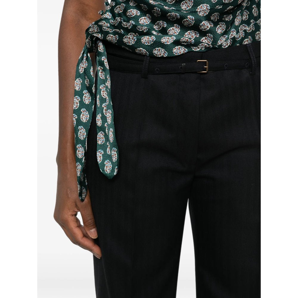 Dries Van Noten Black Trousers - Tailored Trousers Women DRIES VAN NOTEN