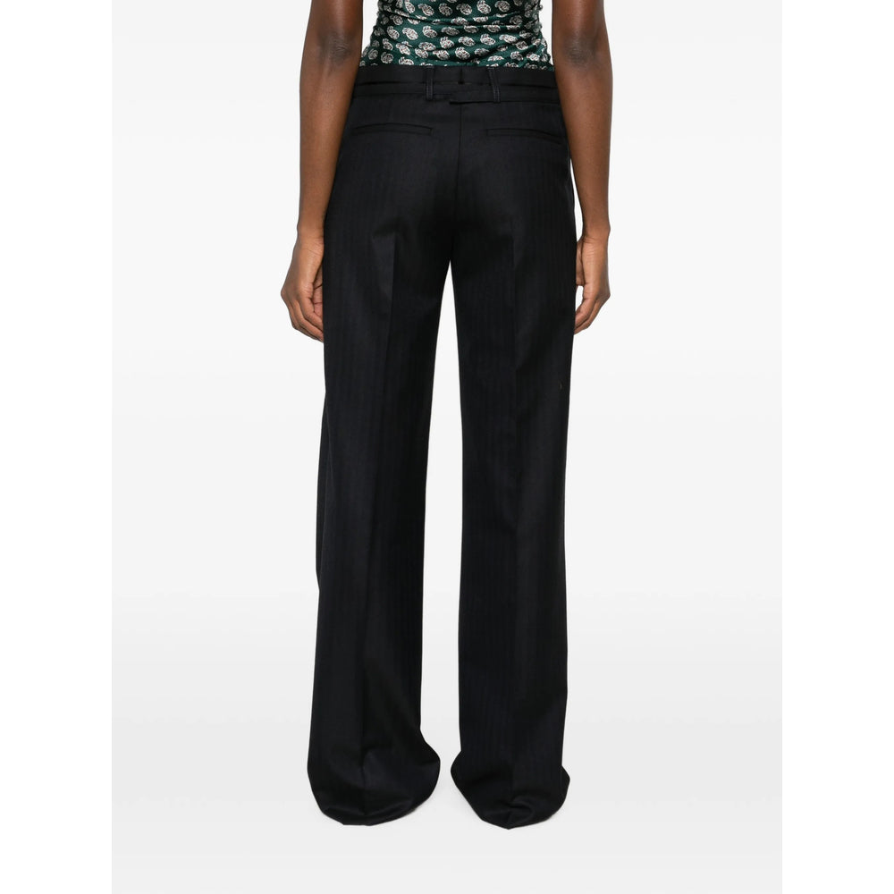 Dries Van Noten Black Trousers - Tailored Trousers Women DRIES VAN NOTEN