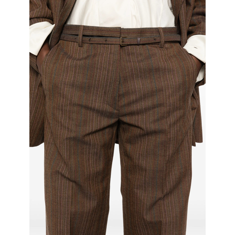 Dries Van Noten Brown Trousers Women DRIES VAN NOTEN