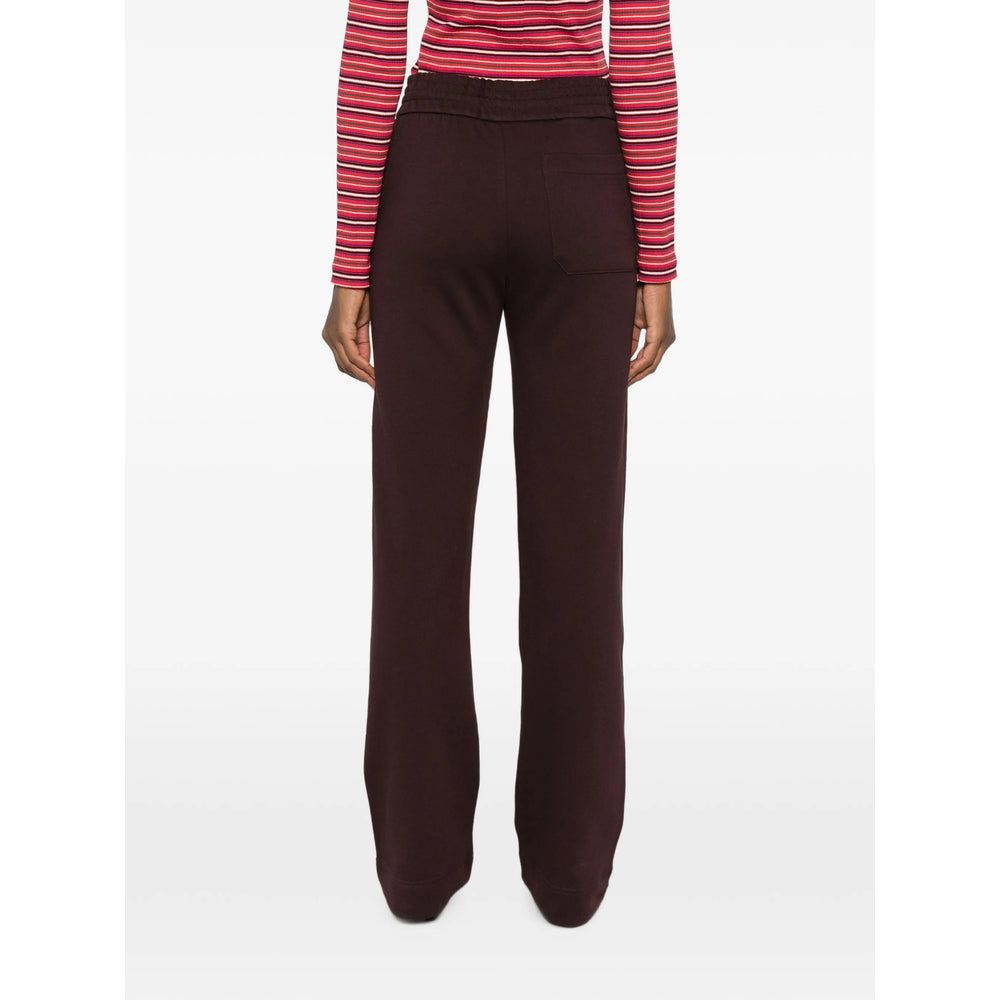 Dries Van Noten Brown Trousers - Track Pants Women DRIES VAN NOTEN
