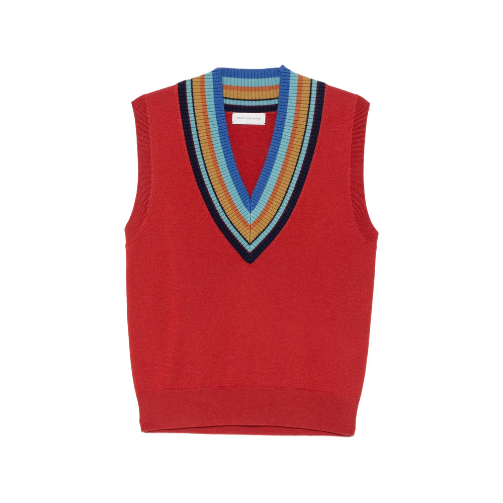 Dries Van Noten Red Tops Women DRIES VAN NOTEN