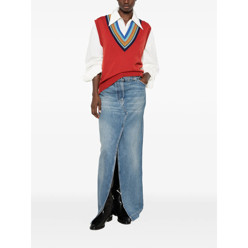 Dries Van Noten Red Tops Women DRIES VAN NOTEN