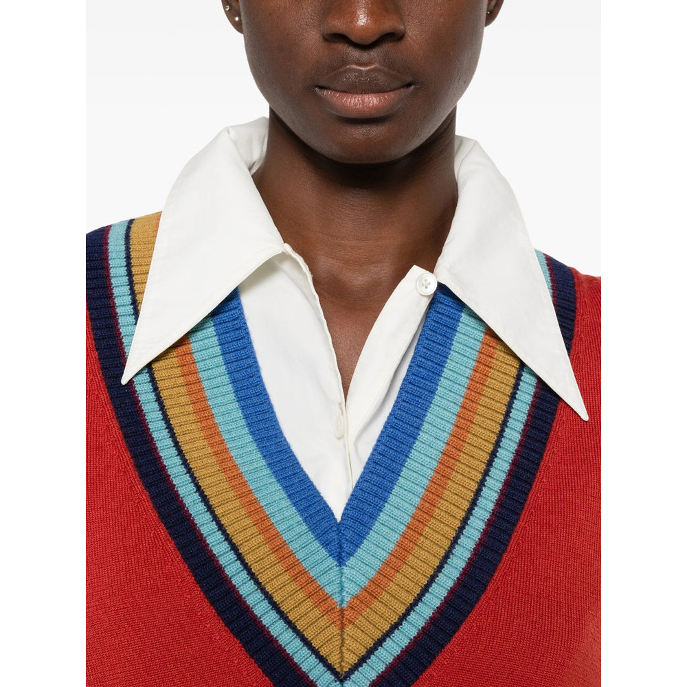 Dries Van Noten Red Tops Women DRIES VAN NOTEN