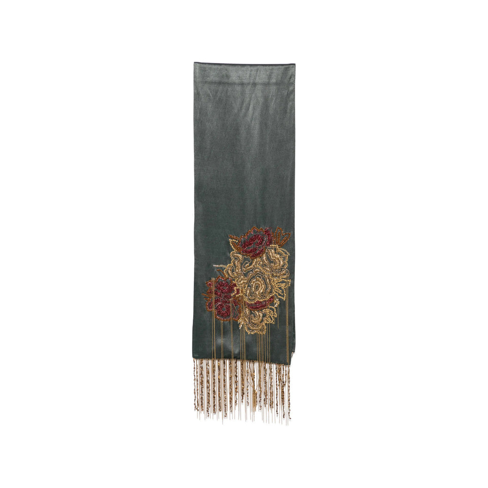 Dries Van Noten Green Scarves Women DRIES VAN NOTEN
