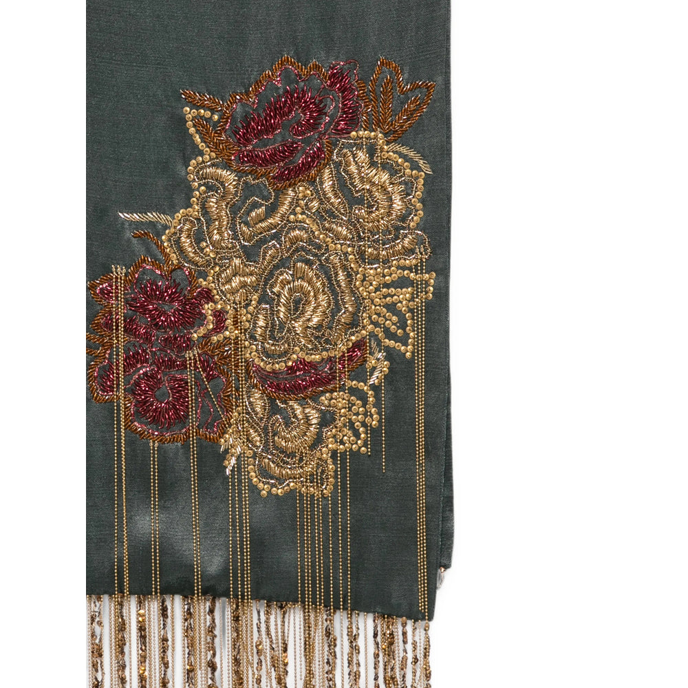 Dries Van Noten Green Scarves Women DRIES VAN NOTEN