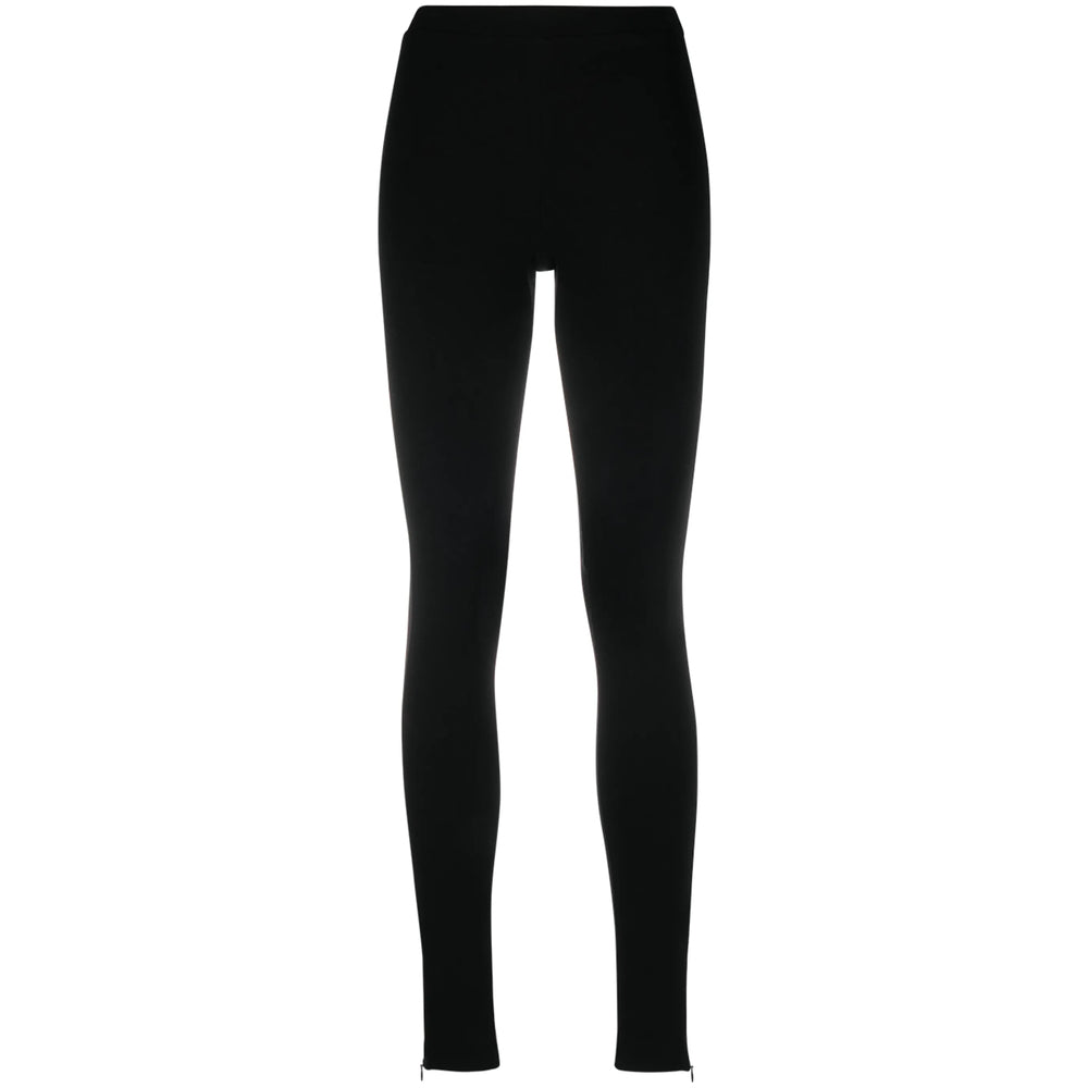 Toteme Black Trousers - Leggings Women TOTEME
