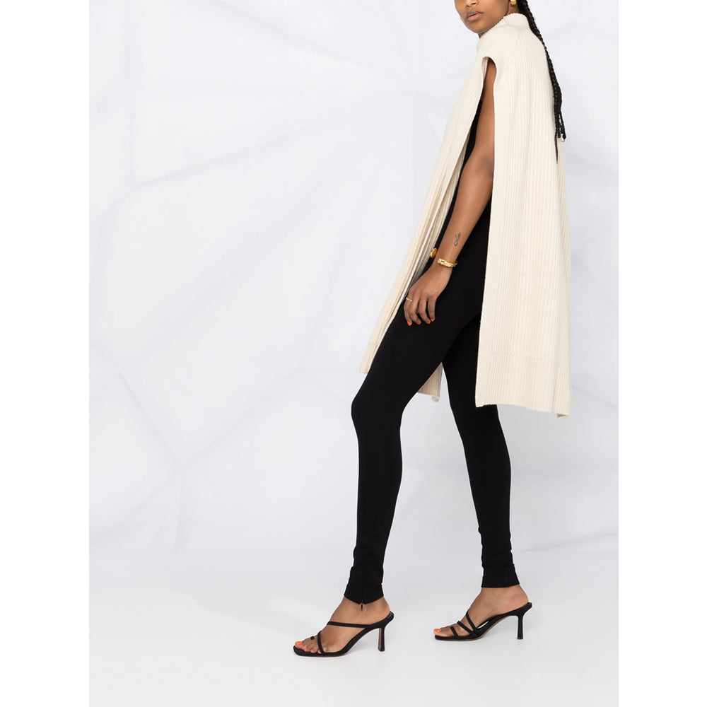 Toteme Black Trousers - Leggings Women TOTEME