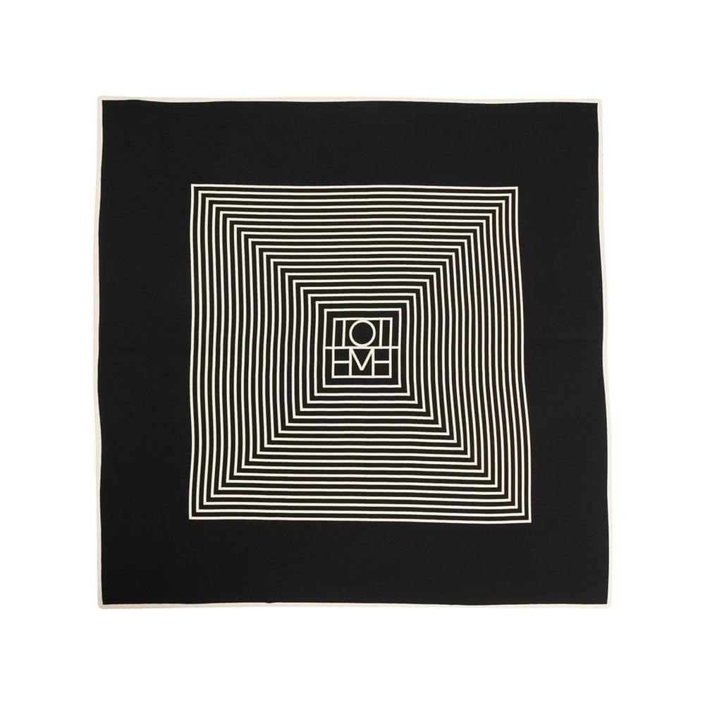 Toteme Black Scarves Women Women TOTEME