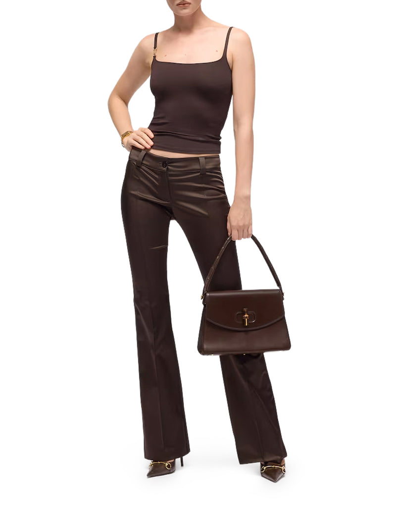 Gucci Women Viscose Crêpe Jersey Top With Clamp GUCCI
