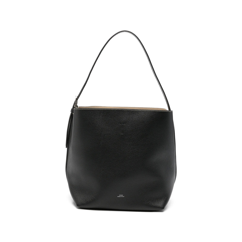 Toteme Black Tote Bags Women TOTEME