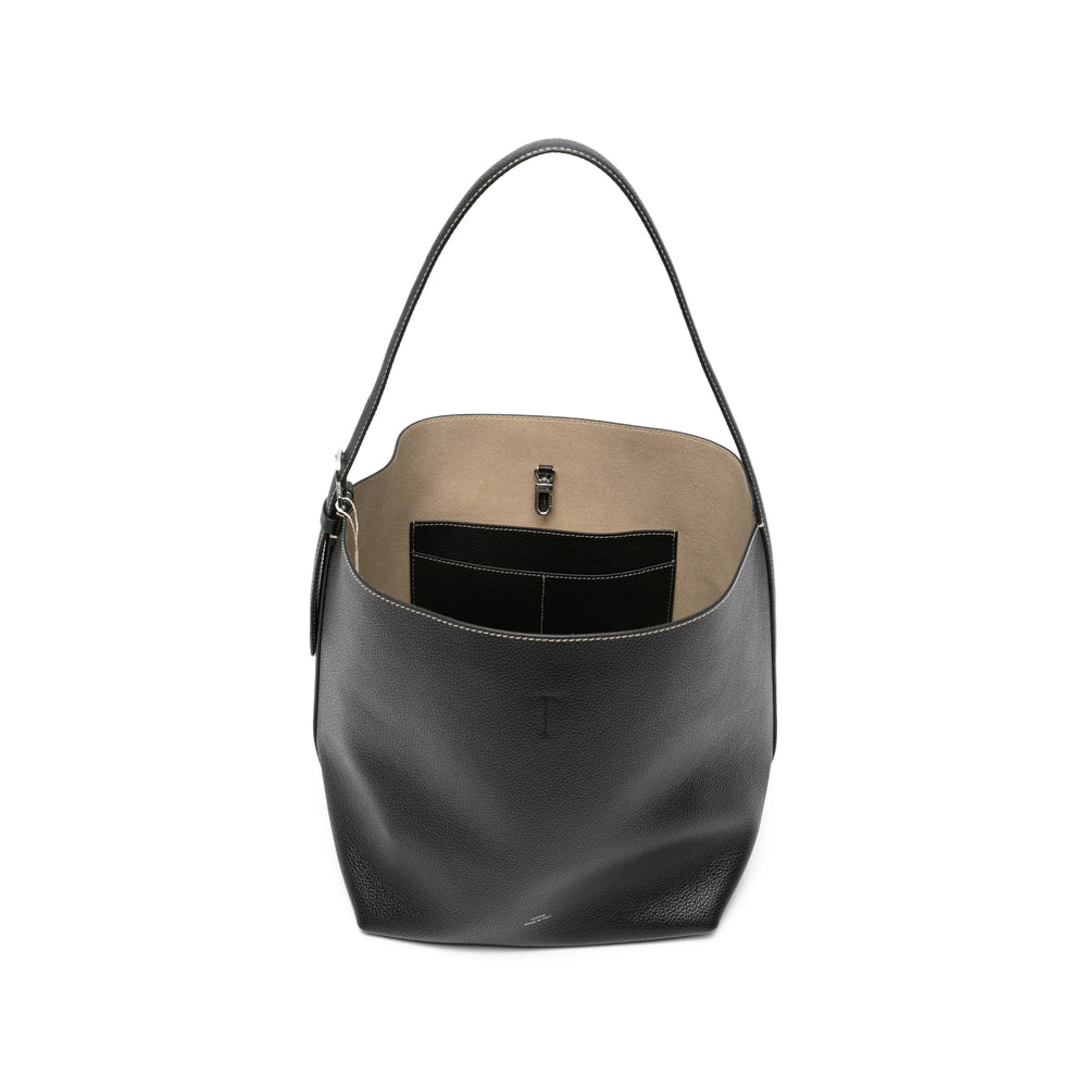 Toteme Black Tote Bags Women TOTEME