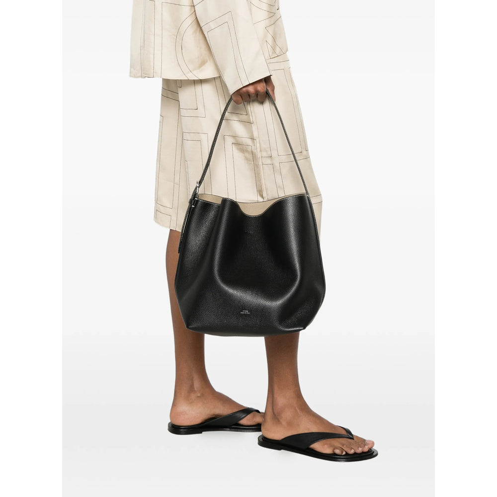 Toteme Black Tote Bags Women TOTEME