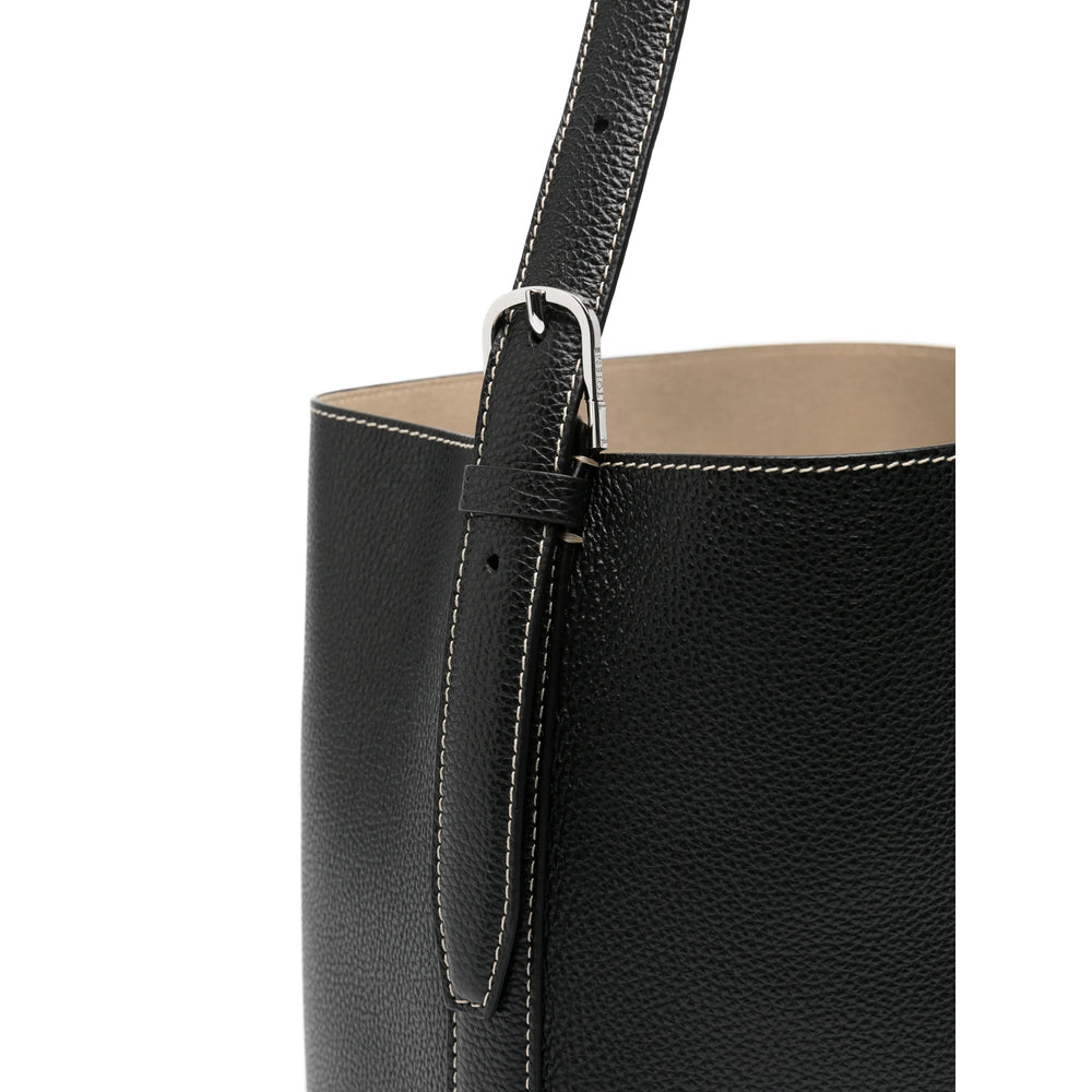Toteme Black Tote Bags Women TOTEME