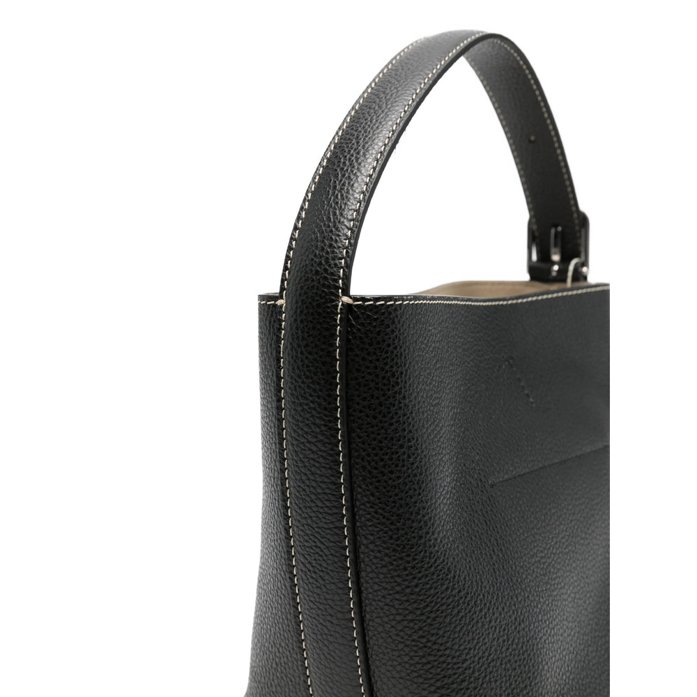 Toteme Black Tote Bags Women TOTEME