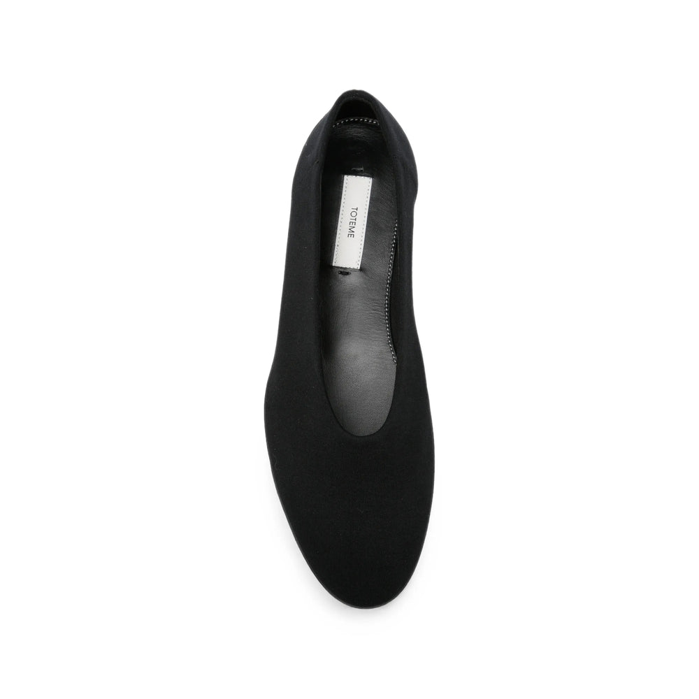 Toteme Black Ballet Flats Women TOTEME