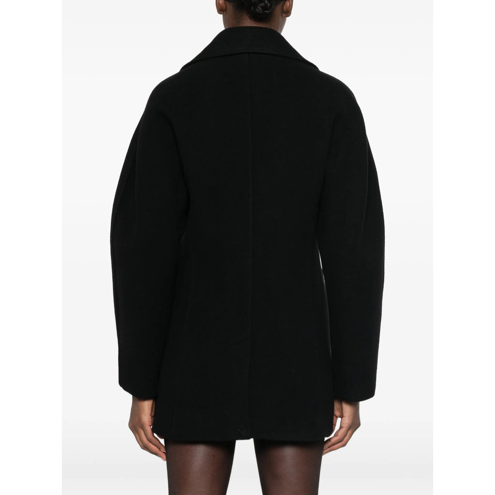 Toteme Black Coats - Double Breasted & Peacoats Women TOTEME