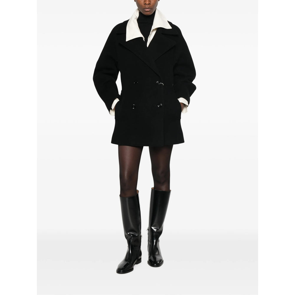 Toteme Black Coats - Double Breasted & Peacoats Women TOTEME