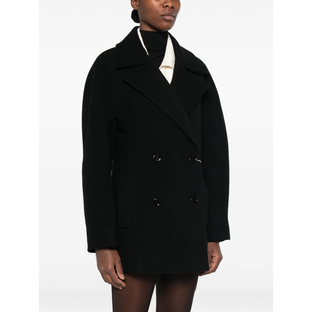 Toteme Black Coats - Double Breasted & Peacoats Women TOTEME