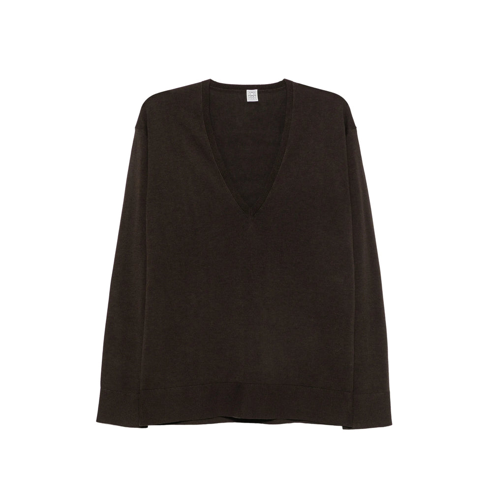 Toteme Brown Knitwear - Jumpers Women TOTEME