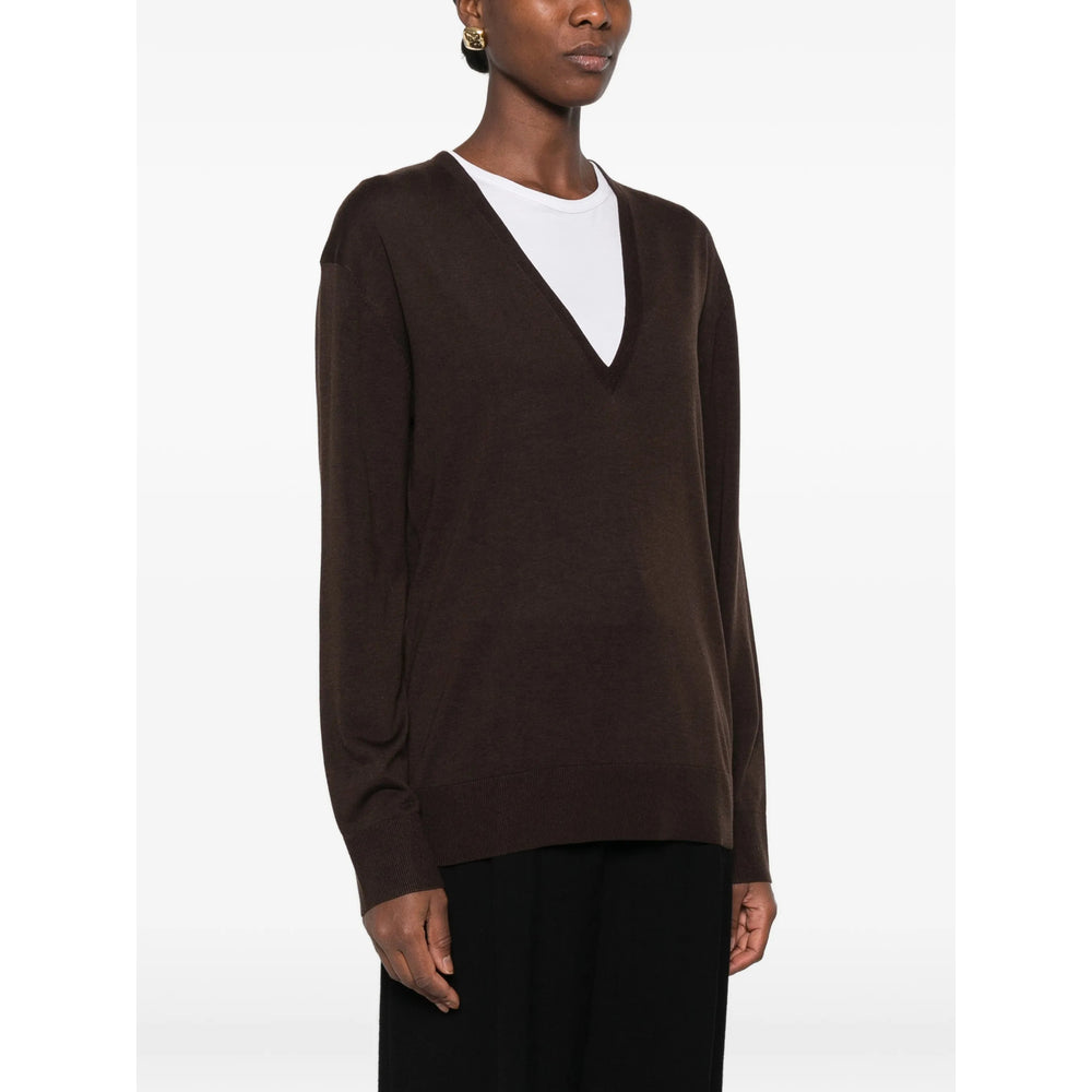 Toteme Brown Knitwear - Jumpers Women TOTEME