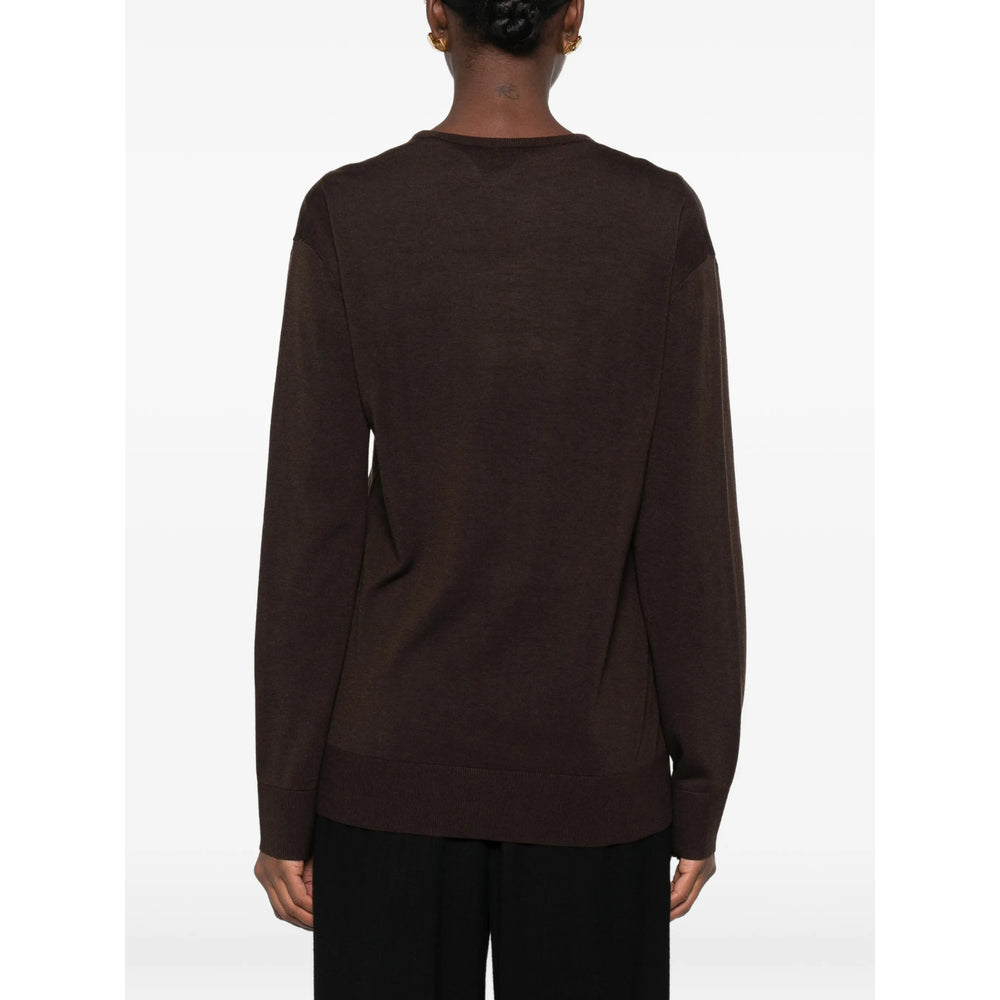 Toteme Brown Knitwear - Jumpers Women TOTEME
