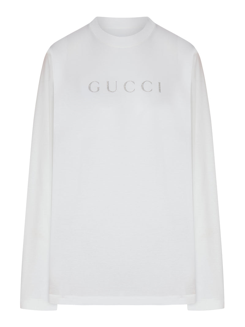 Gucci Women Printed Cotton Jersey T-Shirt GUCCI