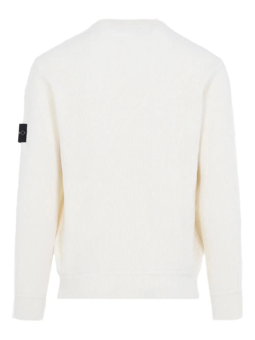 Stone Island Men Ribbed Soft Organic Cotton Crewneck STONE ISLAND