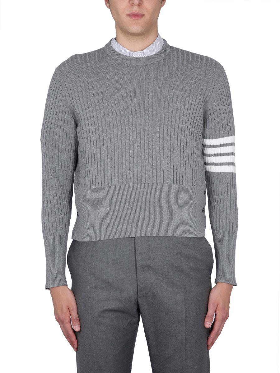 Thom Browne Men 4Bar Stripe Jersey THOM BROWNE