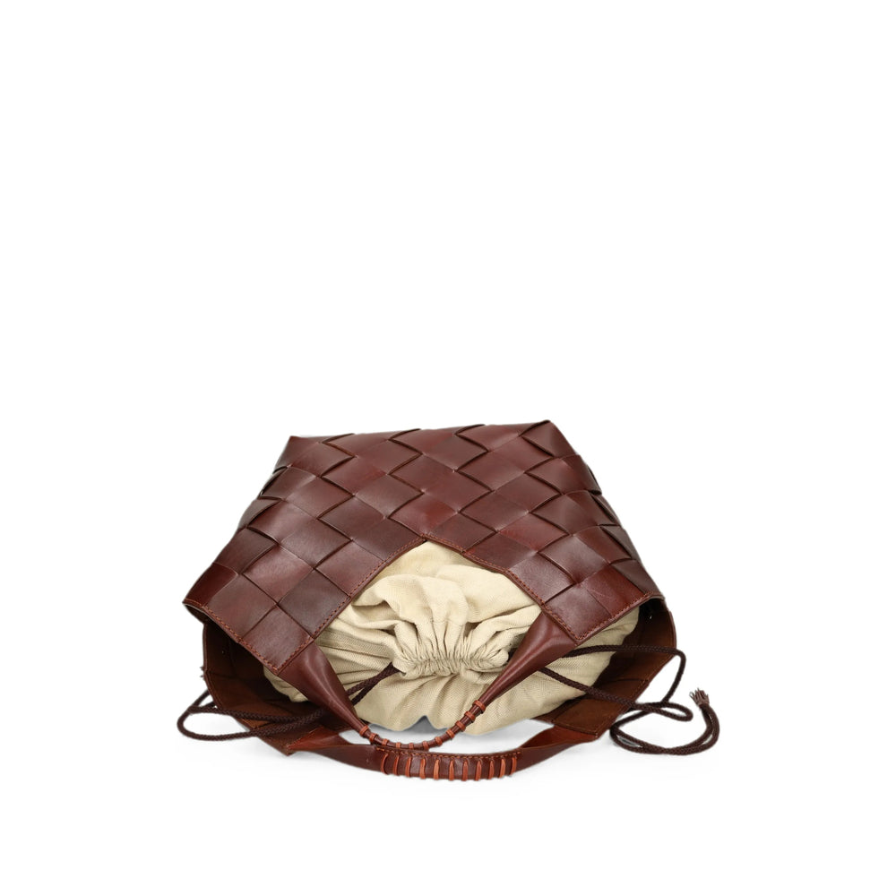 Dragon Diffusion Brown Bucket Bags Women DRAGON DIFFUSION