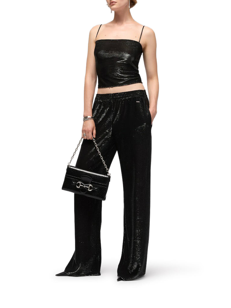 Gucci Women Jersey Top With Iridescent Effect GUCCI