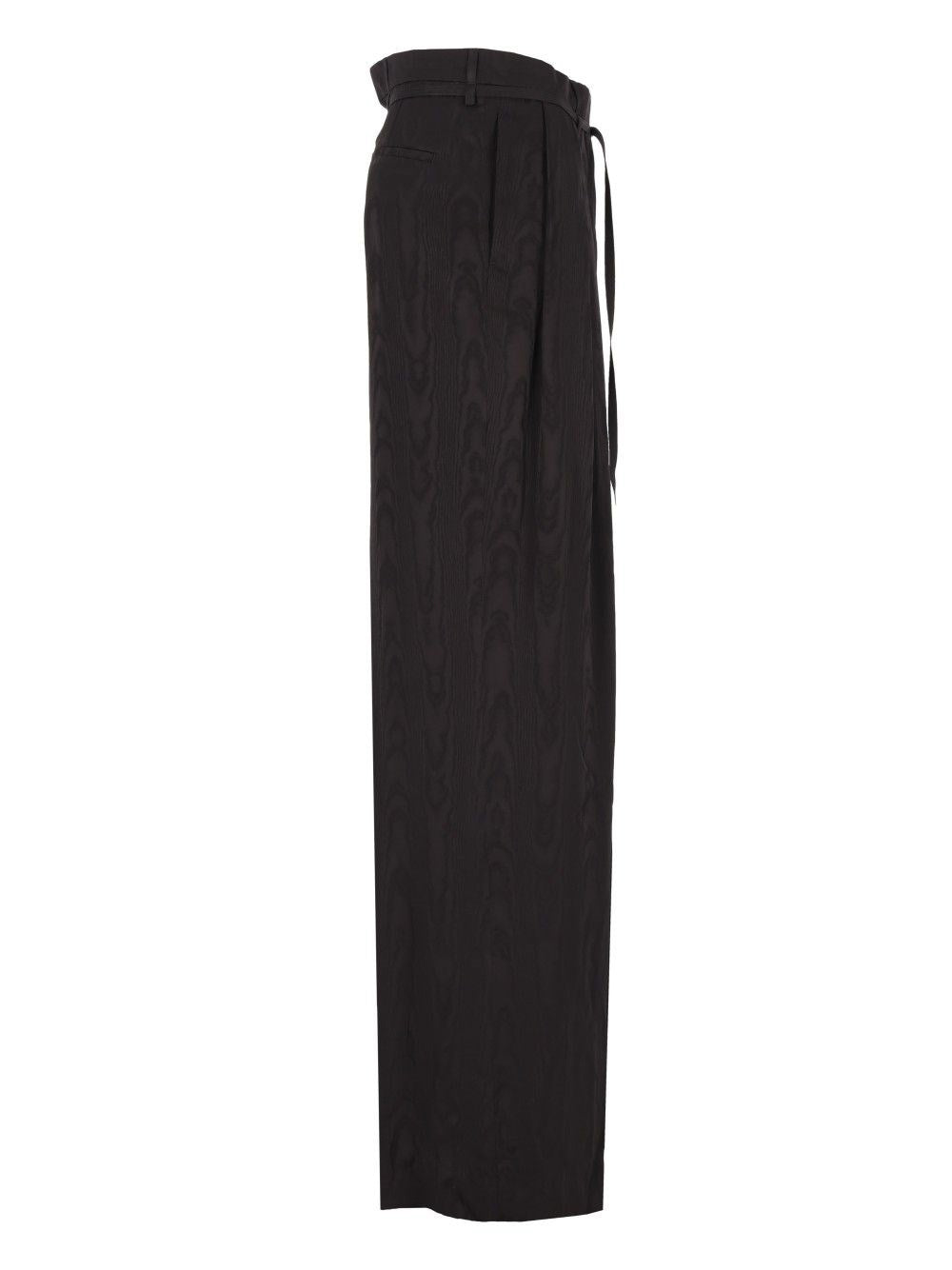Dries Van Noten Women High-Waisted Trousers Moiré Motif DRIES VAN NOTEN